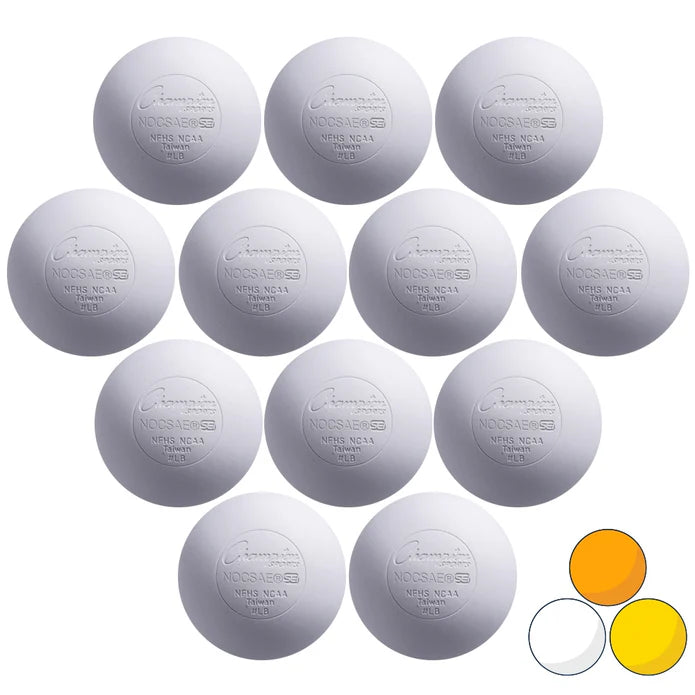 Champion Sports Official Size Lacrosse Balls - 10 Dozen