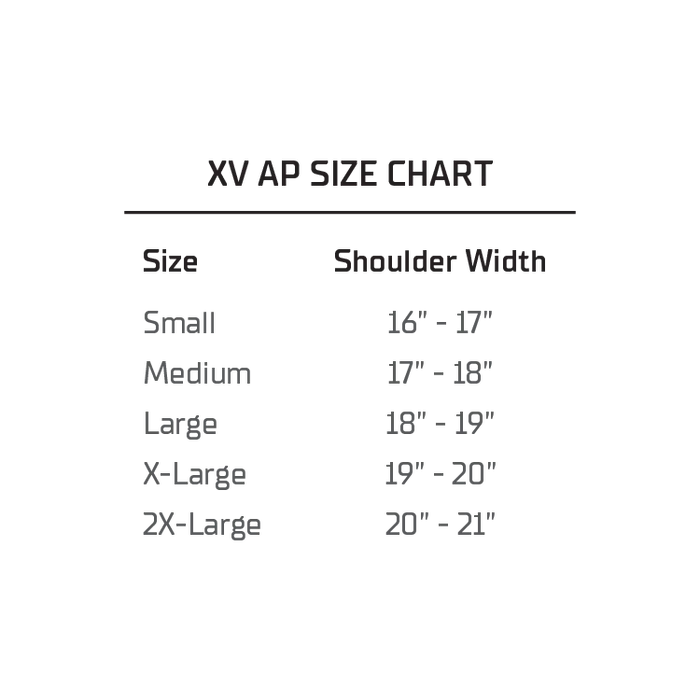 XV All-Purpose Football Shoulder Pads - FLUX