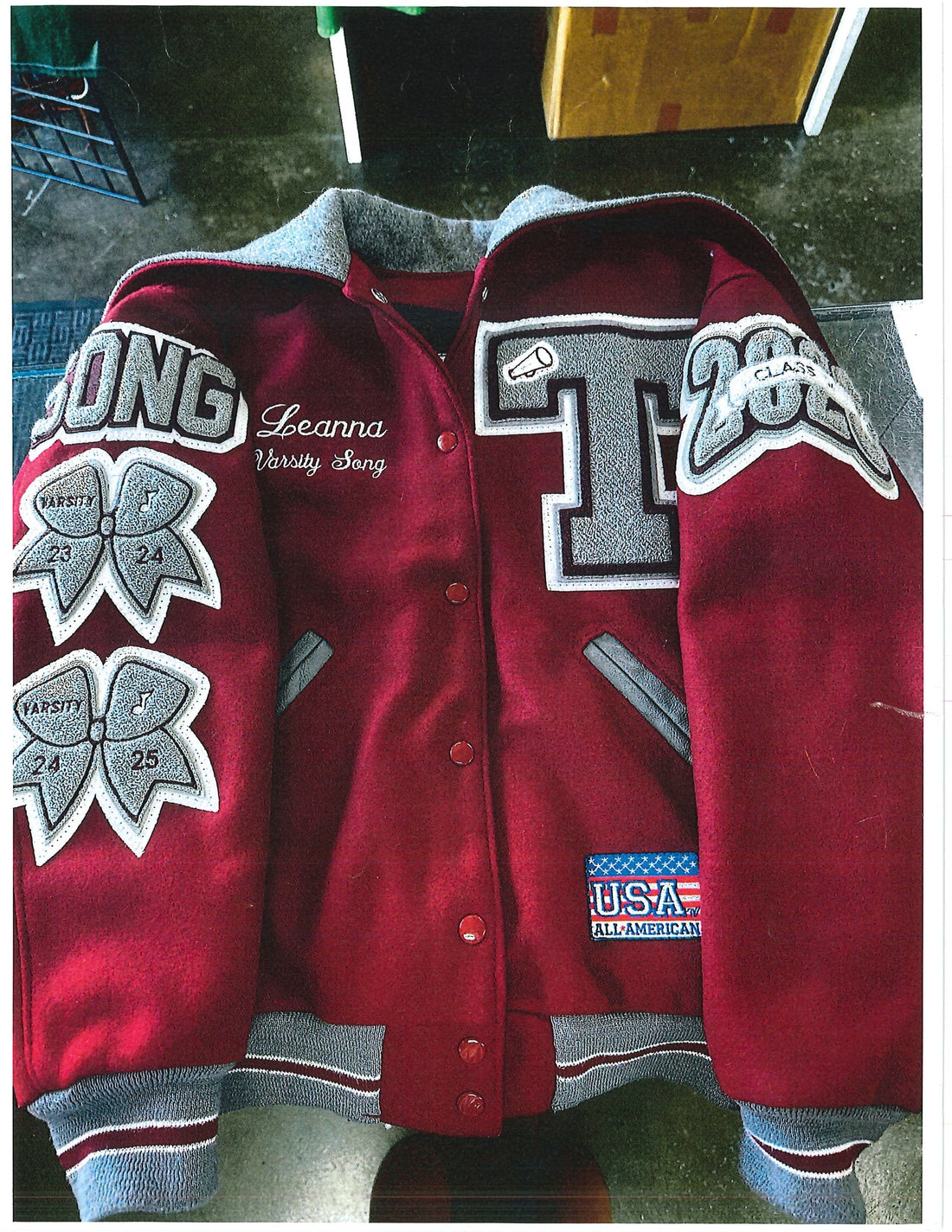 TIME TO ORDER YOU'RE LETTER JACKET