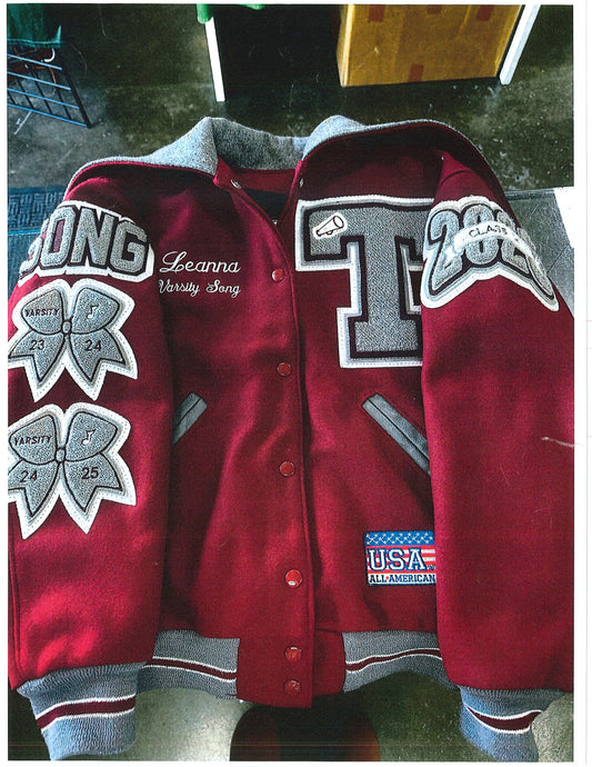 TIME TO ORDER YOU'RE LETTER JACKET
