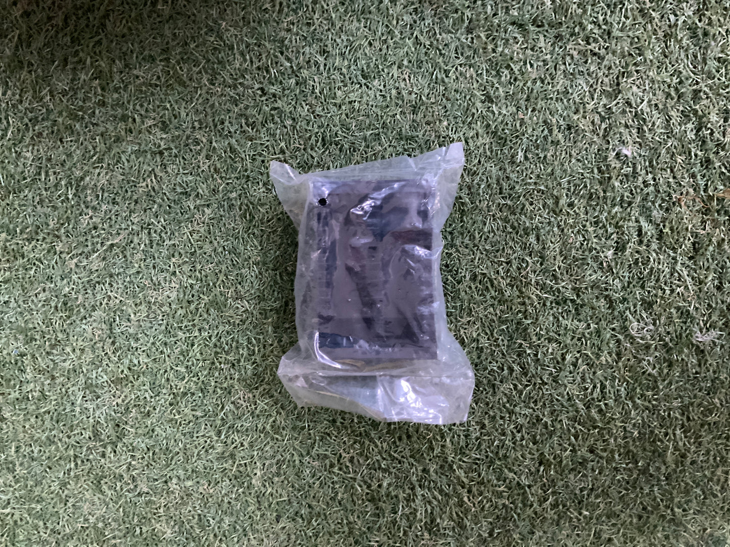 2” Pat Black Football Tee