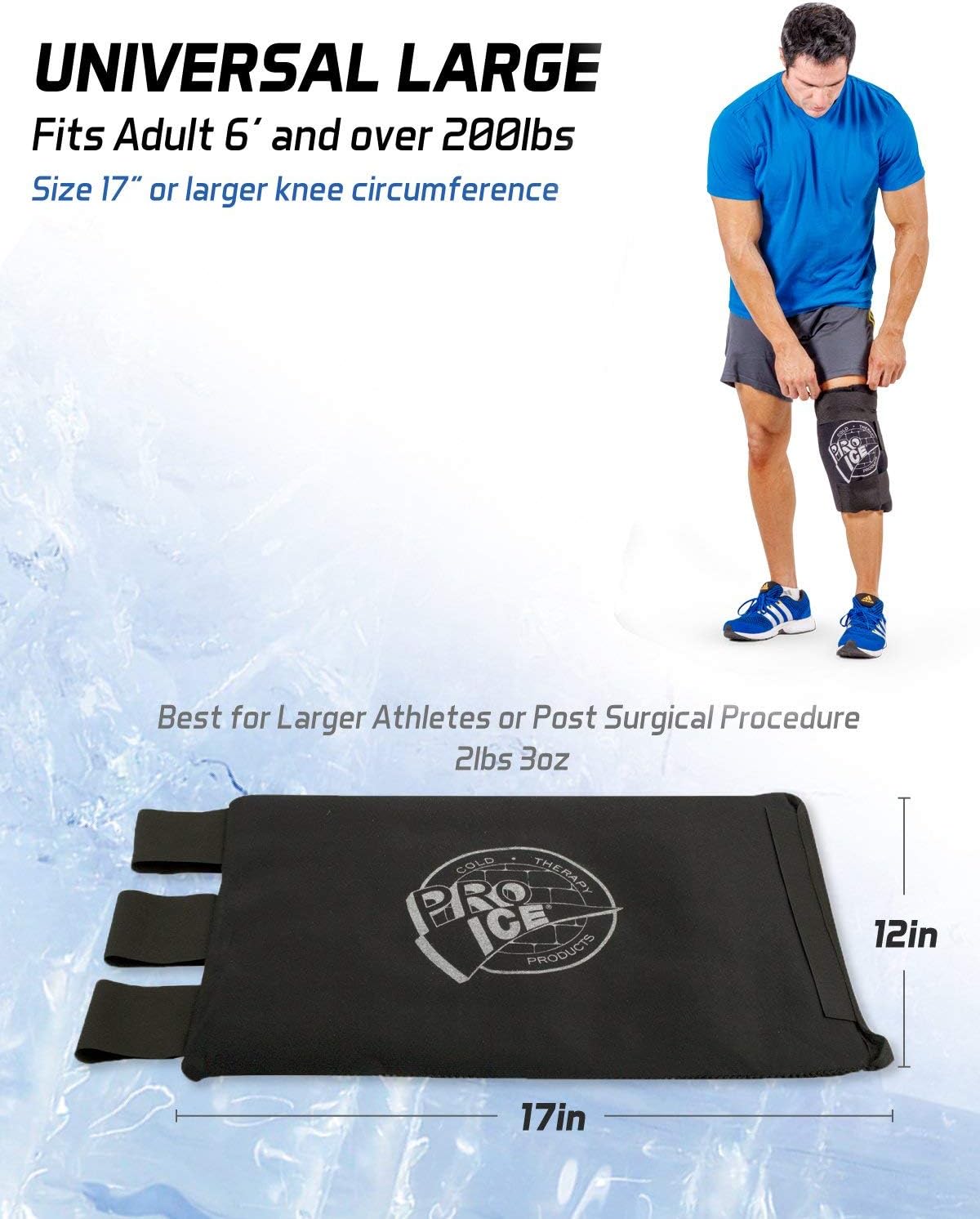 Pro Ice Adult Knee Cold Therapy Wrap