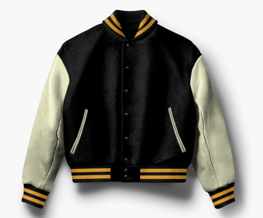 STANDARD LETTERMANS JACKET WOOL LEATHER
