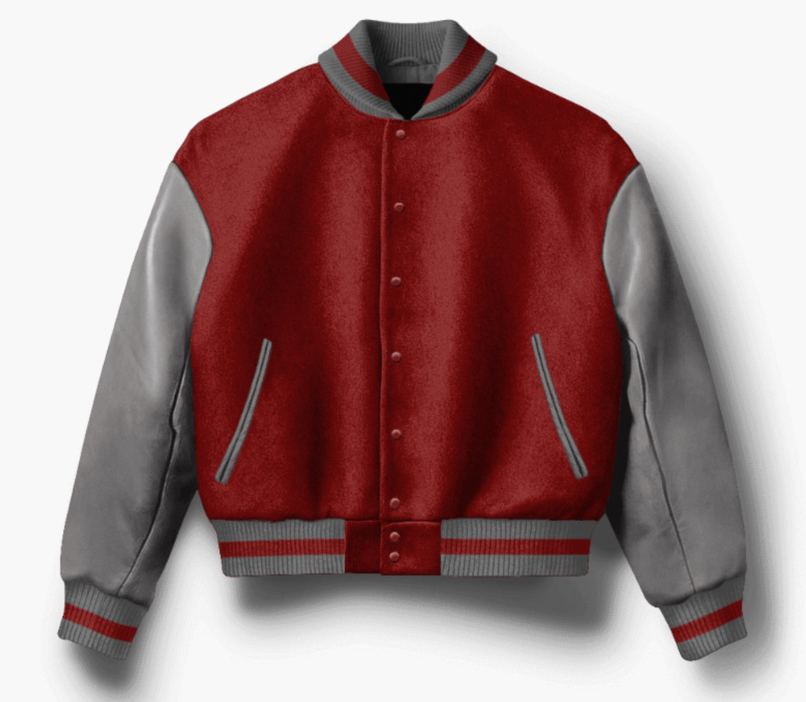LETTERMANS JACKET WOOL LEATHER