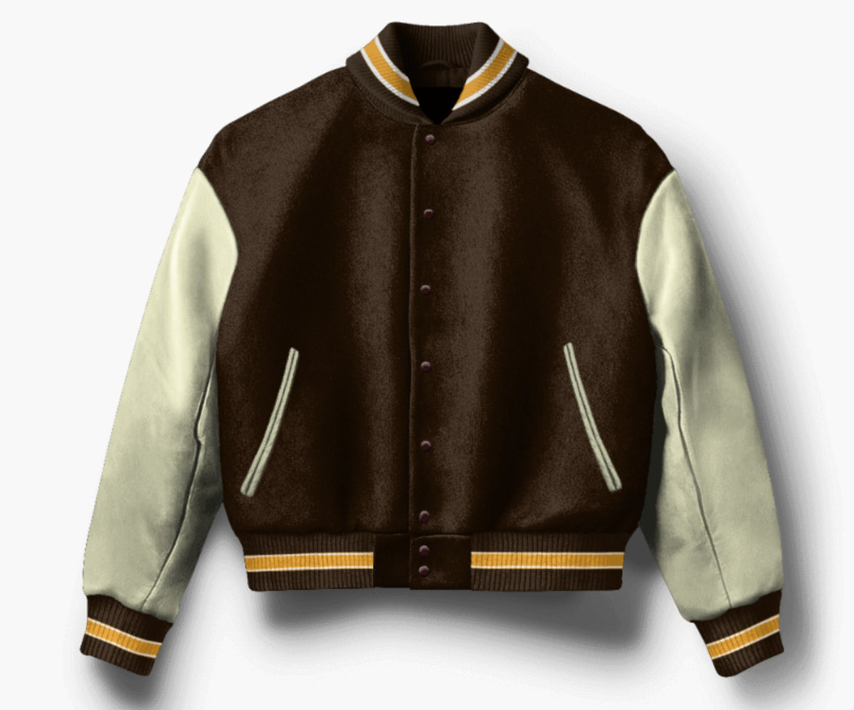 STANDARD LETTERMANS JACKET WOOL LEATHER