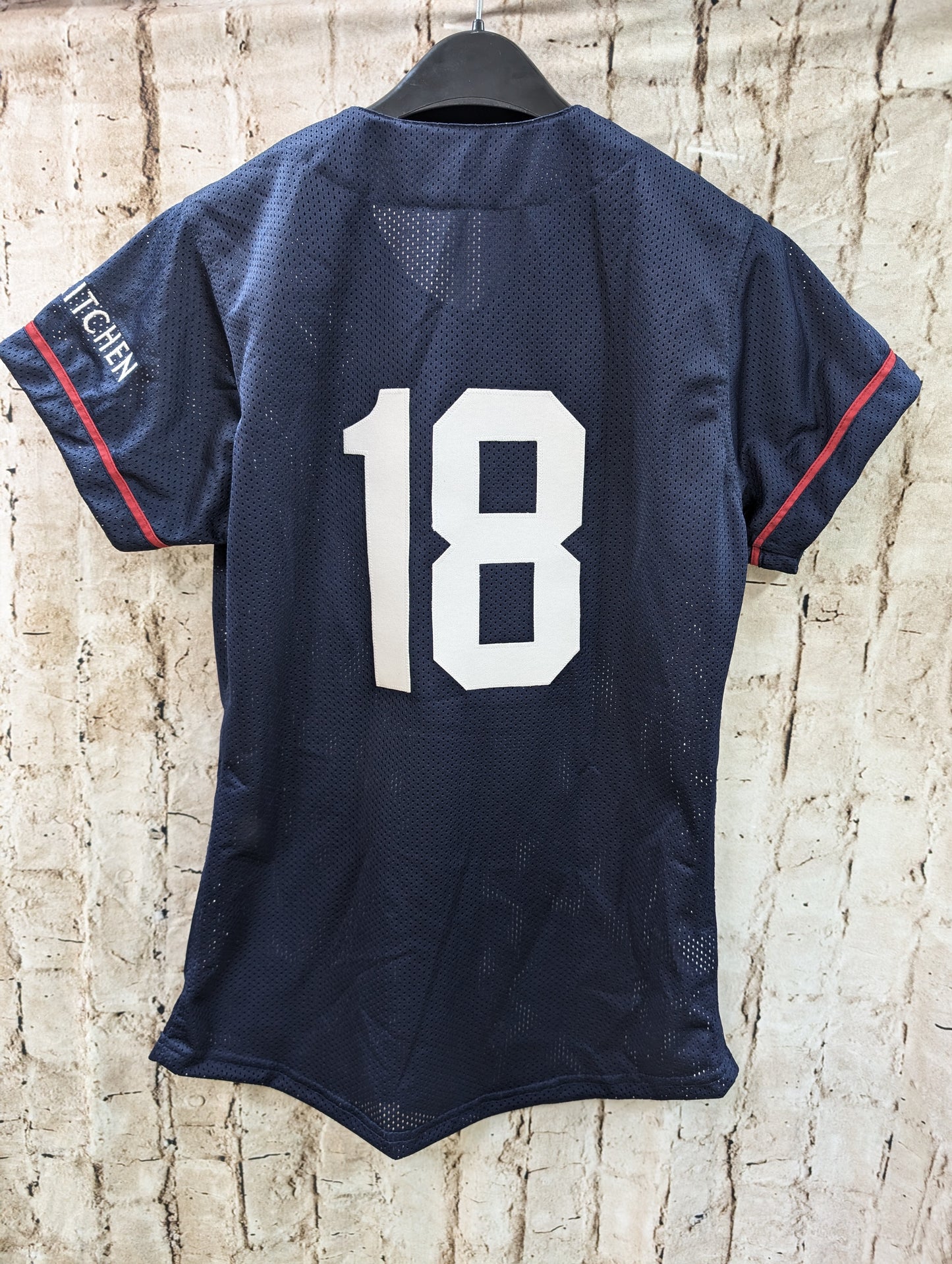 Navy Blue Baseball and Softball Jersey "Hangar 18"