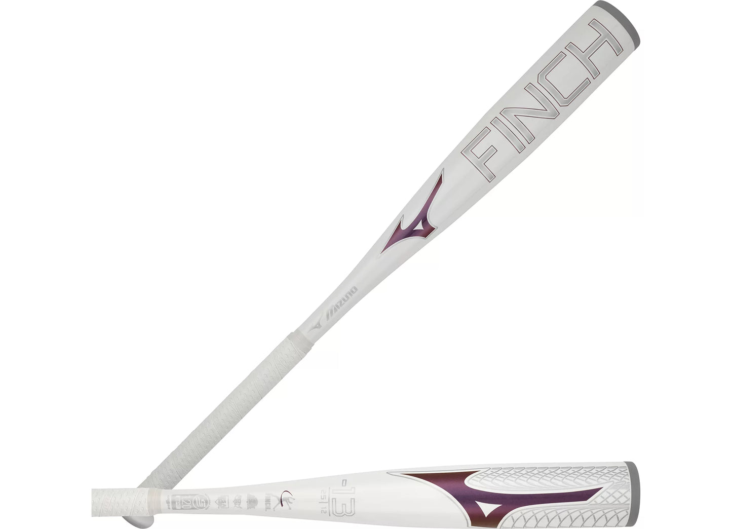 Mizuno Finch White Softball Tee Ball Bat